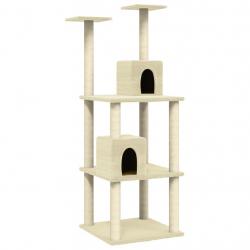 Arbre à chat meuble tour grimper jouet grattage grattoir escalade plateforme avec griffoirs en sisa