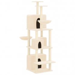 Arbre à chat meuble tour grimper jouet grattage grattoir escalade plateforme avec griffoirs en sisa