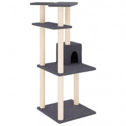 Arbre à chat meuble tour grimper jouet grattage grattoir escalade plateforme avec griffoirs en sisa