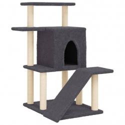 Arbre à chat meuble tour grimper jouet grattage grattoir escalade plateforme avec griffoirs en sisa