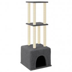 Arbre à chat meuble tour grimper jouet grattage grattoir escalade plateforme avec griffoirs en sisa