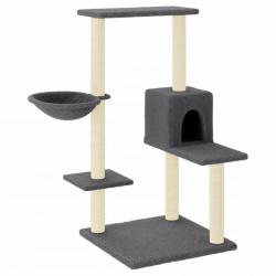 Arbre à chat meuble tour grimper jouet grattage grattoir escalade plateforme avec griffoirs en sisa