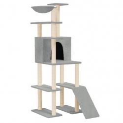 Arbre à chat meuble tour grimper jouet grattage grattoir escalade plateforme avec griffoirs en sisa