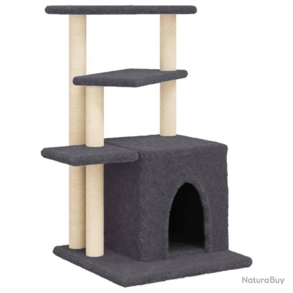 Arbre  chat meuble tour grimper jouet grattage grattoir escalade plateforme avec griffoirs en sisa