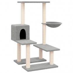 Arbre à chat meuble tour grimper jouet grattage grattoir escalade plateforme avec griffoirs en sisa