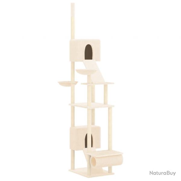 Arbre  chat meuble tour grimper jouet grattage grattoir escalade plateforme du sol au plafond 277-
