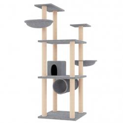 Arbre à chat meuble tour grimper jouet grattage grattoir escalade plateforme avec griffoirs en sisa