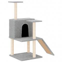 Arbre à chat meuble tour grimper jouet grattage grattoir escalade plateforme avec griffoirs en sisa