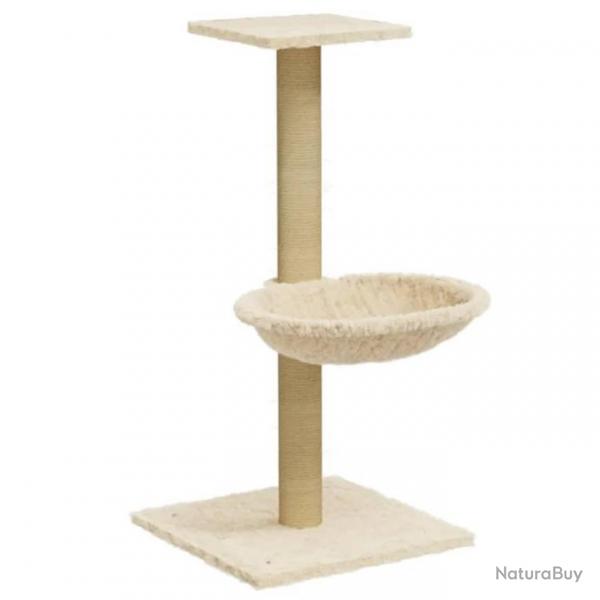 Arbre  chat meuble tour grimper jouet grattage grattoir escalade plateforme avec griffoir en sisal