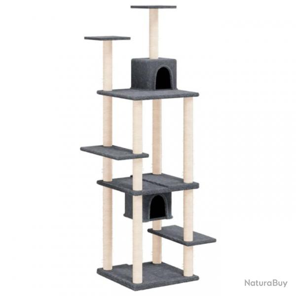 Arbre  chat meuble tour grimper jouet grattage grattoir escalade plateforme avec griffoirs en sisa