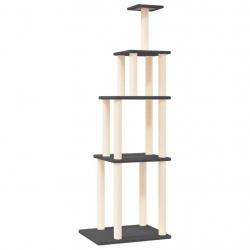 Arbre à chat meuble tour grimper jouet grattage grattoir escalade plateforme avec griffoirs en sisa