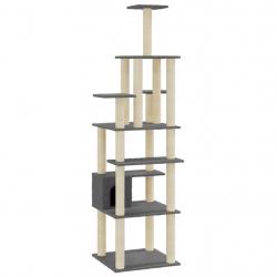 Arbre à chat meuble tour grimper jouet grattage grattoir escalade plateforme avec griffoirs en sisa