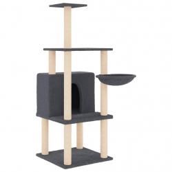 Arbre à chat meuble tour grimper jouet grattage grattoir escalade plateforme avec griffoirs en sisa
