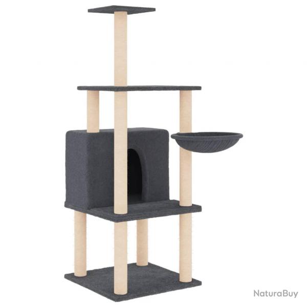 Arbre  chat meuble tour grimper jouet grattage grattoir escalade plateforme avec griffoirs en sisa