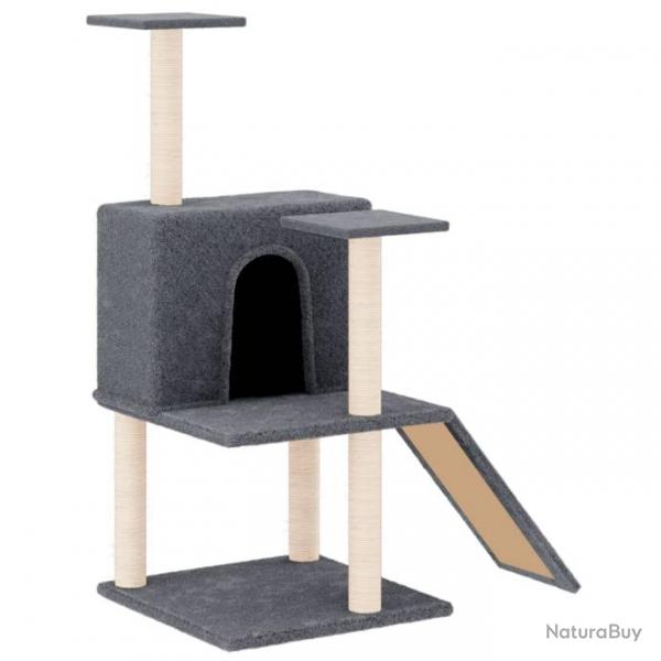 Arbre  chat meuble tour grimper jouet grattage grattoir escalade plateforme avec griffoirs en sisa