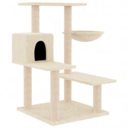 Arbre à chat meuble tour grimper jouet grattage grattoir escalade plateforme avec griffoirs en sisa