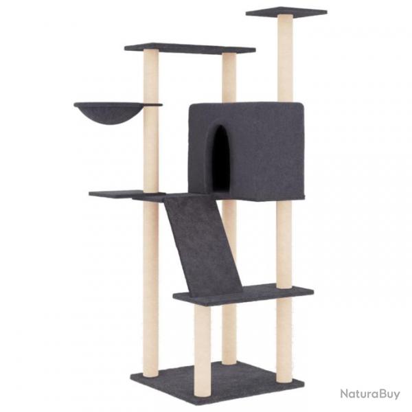 Arbre  chat meuble tour grimper jouet grattage grattoir escalade plateforme avec griffoirs en sisa