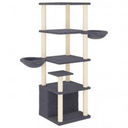 Arbre à chat meuble tour grimper jouet grattage grattoir escalade plateforme avec griffoirs en sisa