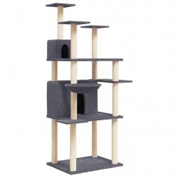 Arbre à chat meuble tour grimper jouet grattage grattoir escalade plateforme avec griffoirs en sisa