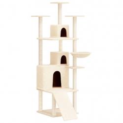 Arbre à chat meuble tour grimper jouet grattage grattoir escalade plateforme avec griffoirs en sisa