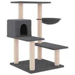 Arbre à chat meuble tour grimper jouet grattage grattoir escalade plateforme avec griffoirs en sisa