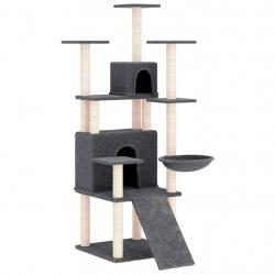 Arbre à chat meuble tour grimper jouet grattage grattoir escalade plateforme avec griffoirs en sisa