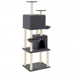 Arbre à chat meuble tour grimper jouet grattage grattoir escalade plateforme avec griffoirs en sisa