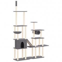 Arbre à chat meuble tour grimper jouet grattage grattoir escalade plateforme avec griffoirs en sisa