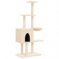 Arbre à chat meuble tour grimper jouet grattage grattoir escalade plateforme avec griffoirs en sisa