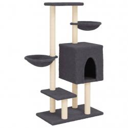 Arbre à chat meuble tour grimper jouet grattage grattoir escalade plateforme avec griffoirs en sisa