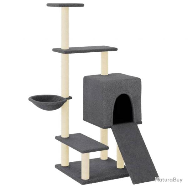 Arbre  chat meuble tour grimper jouet grattage grattoir escalade plateforme avec griffoirs en sisa
