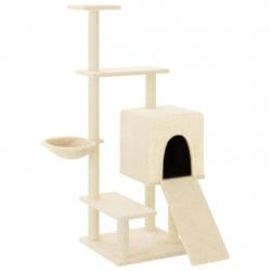 Arbre à chat meuble tour grimper jouet grattage grattoir escalade plateforme avec griffoirs en sisa