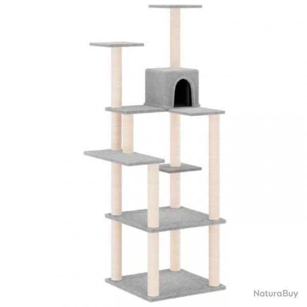 Arbre  chat meuble tour grimper jouet grattage grattoir escalade plateforme avec griffoirs en sisa