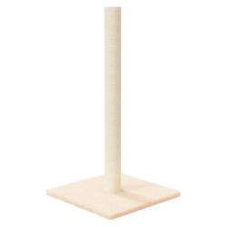 Arbre à chat meuble tour grimper jouet grattage grattoir escalade plateforme 35 x 35 x 70 cm crème