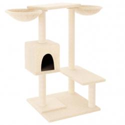 Arbre à chat meuble tour grimper jouet grattage grattoir escalade plateforme avec griffoirs 82 cm c