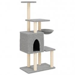 Arbre à chat meuble tour grimper jouet grattage grattoir escalade plateforme avec griffoirs en sisa