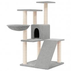 Arbre à chat meuble tour grimper jouet grattage grattoir escalade plateforme avec griffoirs en sisa