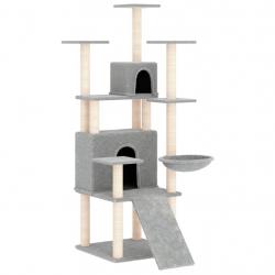 Arbre à chat meuble tour grimper jouet grattage grattoir escalade plateforme avec griffoirs en sisa