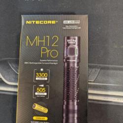 Lampe nitecore mh12 pro 3300 lumens porté 505 m