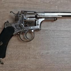 BF24! CAT D - Revolver Belge calibre .450 British Bull Dog - Marquage "S&C breveté" - Occasion