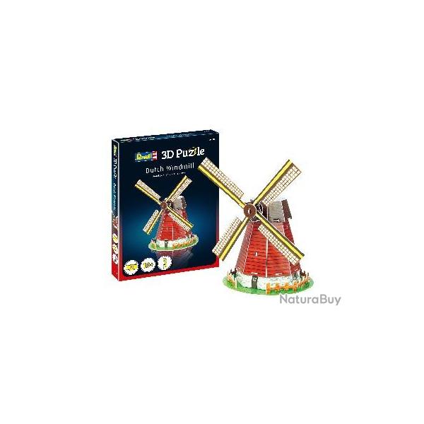 Puzzle 3D Moulin  vent Hollandais | Revell (0000 4196)