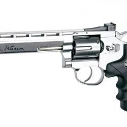 Revolver 4.5mm Plombs -Dan Wesson 6 pouces chrome - CO2