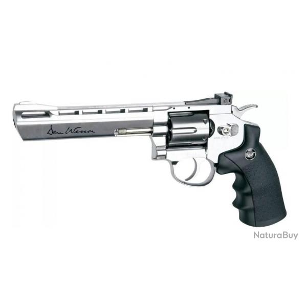 Revolver 4.5mm Plombs -Dan Wesson 6 pouces chrome - CO2