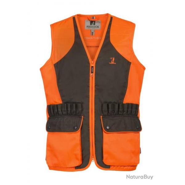 Gilet de chasse haute visibilit Percussion Tradition Evo - 2XL