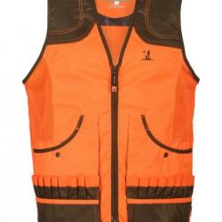 Gilet de chasse Percussion Savane - Haute visibilité - 2XL