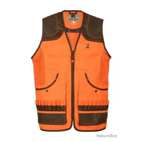 Gilet de chasse Percussion Savane - Haute visibilit - 2XL