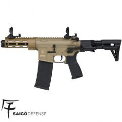 Réplique Airsoft M4 Saigo Ronin Tan AEG - Haute Performance 320 FPS