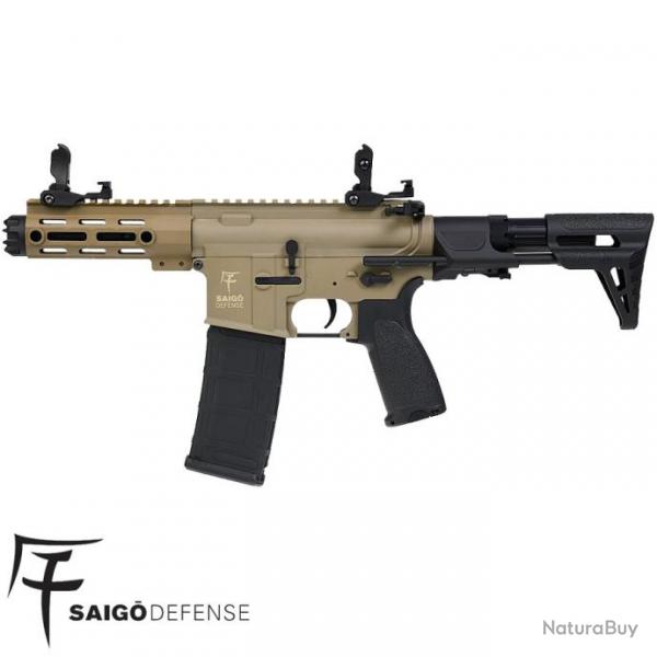 Rplique Airsoft M4 Saigo Ronin Tan AEG - Haute Performance 320 FPS