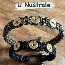 Bracelet paracorde U Nustrale avec douille de 9mm avec manille