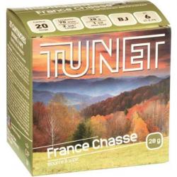 TUNET Cartouches de chasse FRANCE CHASSE - par boite de 25  20  / 70  28g